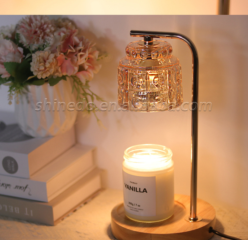 Elegant Aromatherapy Lamps Electric Fragrance Candle Warmers Lamp Wax Melting Light Home Decoration Night Light High Quality SD-SL1732