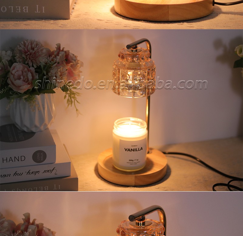 Elegant Aromatherapy Lamps Electric Fragrance Candle Warmers Lamp Wax Melting Light Home Decoration Night Light High Quality SD-SL1732