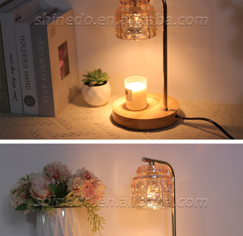 Elegant Aromatherapy Lamps Electric Fragrance Candle Warmers Lamp Wax Melting Light Home Decoration Night Light High Quality SD-SL1732