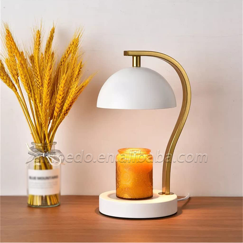 Decorative Semi-Oval Design Elegant Aromatherapy Lamps Fragrance Candle Warmers Lamp Wax Melting Light Luxury Home Decoration SD-SL1734