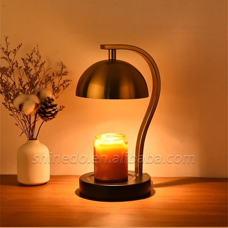 Decorative Semi-Oval Design Elegant Aromatherapy Lamps Fragrance Candle Warmers Lamp Wax Melting Light Luxury Home Decoration SD-SL1734