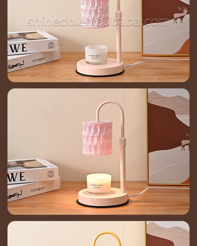 Electric aromatherapy melting wax lamp decorative candle warmer table lamp atmosphere lighting new wax melt containers SD-SL1739