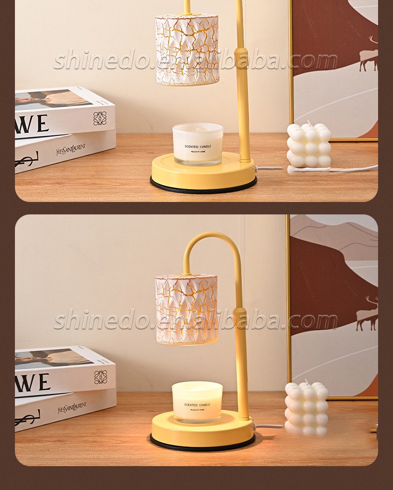 Electric aromatherapy melting wax lamp decorative candle warmer table lamp atmosphere lighting new wax melt containers SD-SL1739