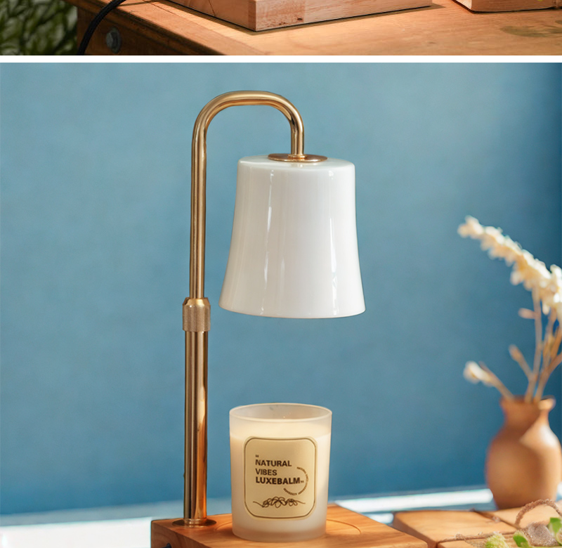 Aromatherapy Wax Melting Lamp Jar Candle Warmer Lamp Adjustable Height Warming Light Candle Lamp SD-SL1753