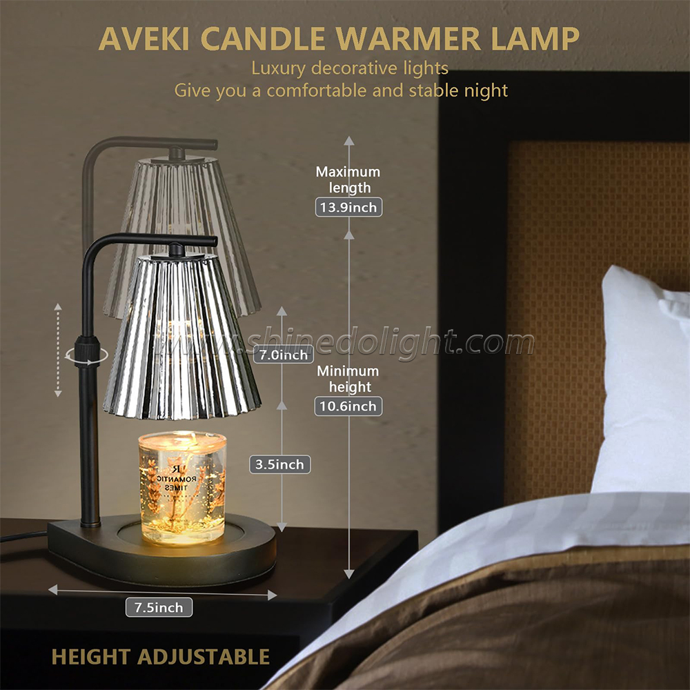 Candle Warmer Lamp Metal Wax Burner Melting Wax Lamp 220V Simple Table Lamp Fragrance candle warmer lamp SD-SL1135