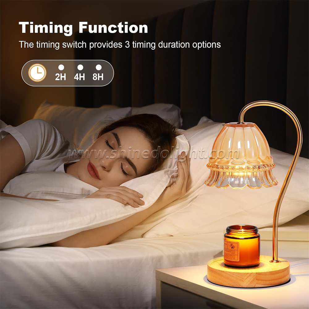 Candle Warmer Lamp Vintage Crystal Candle Wax Warmer Light Warmer for Home Decoration SD-SL1140