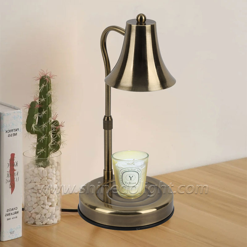 Wax melt type smokeless flame aromatherapy light solid wood environmental protection charging aromatherapy light SD-SL1287