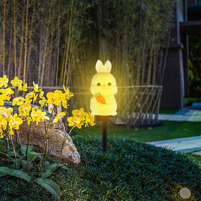 LED outdoor waterproof garden landscape lights garden decoration lawn plug-in lights simulate animal solar lights