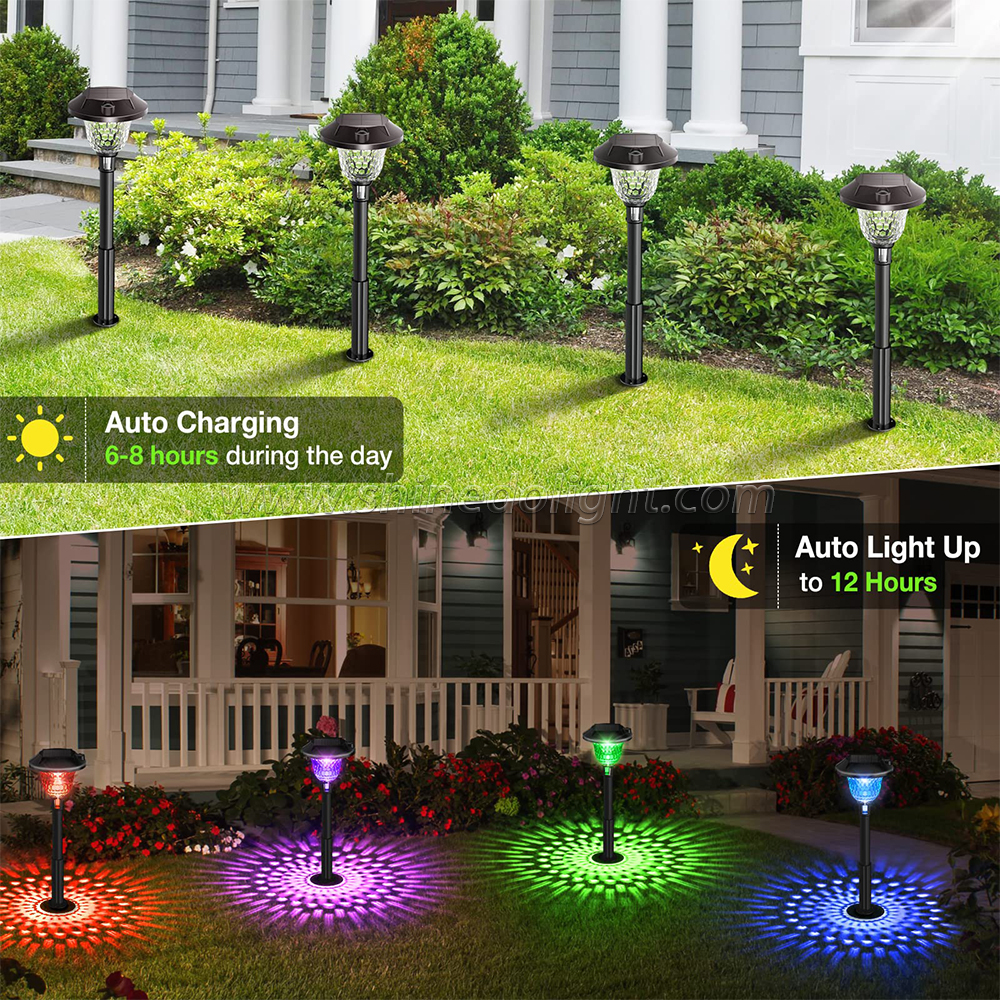 led solar capital lamp wall lamp Outdoor LED waterproof garden lawn garden festive decorative lights SD-SL1512