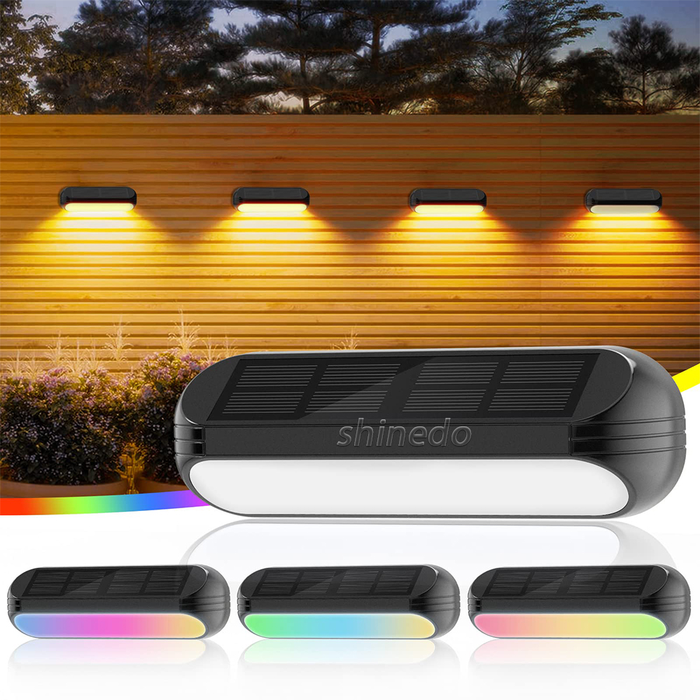 shinedo new solar fence guardrail step small wall light color light warm light SD-SL1515