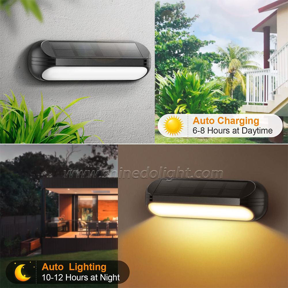 shinedo new solar fence guardrail step small wall light color light warm light SD-SL1515