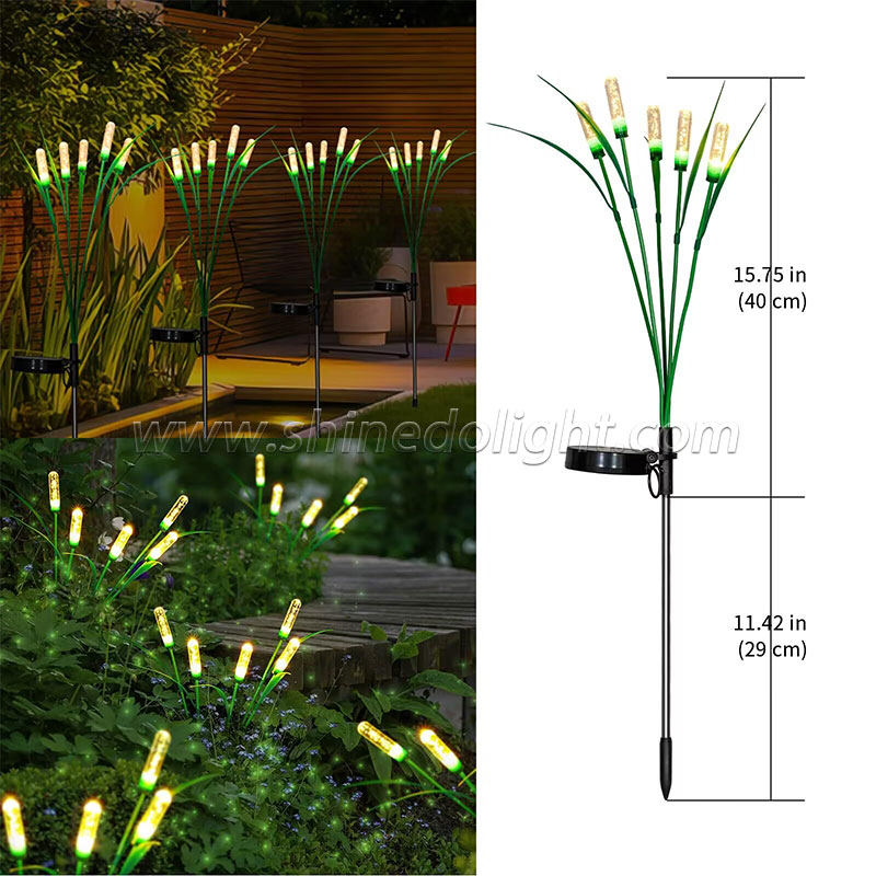 Solar Reeds Light Garden Solar Light Intelligent Light Control System Waterproof Outdoor Pathway Lamp SD-SL1534