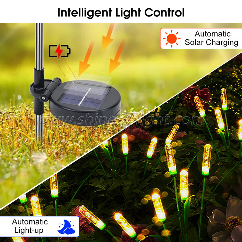 Solar Reeds Light Garden Solar Light Intelligent Light Control System Waterproof Outdoor Pathway Lamp SD-SL1534