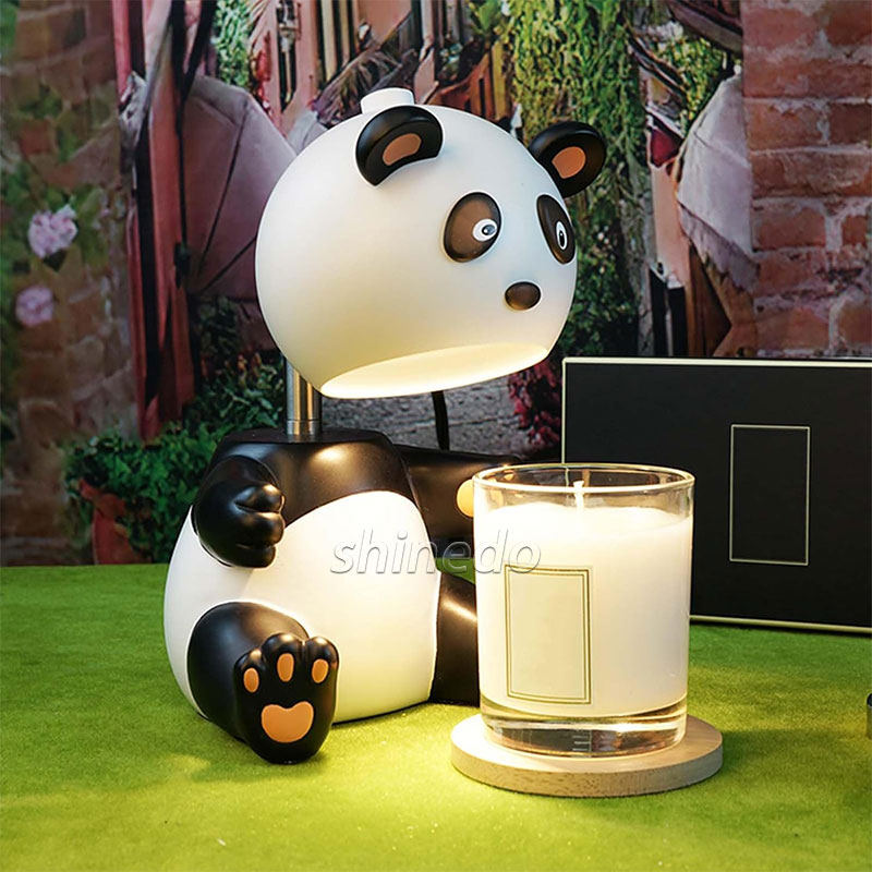 Panda aromatherapy melt wax lamp home balcony romantic no fire decorative lighting SD-SL1542