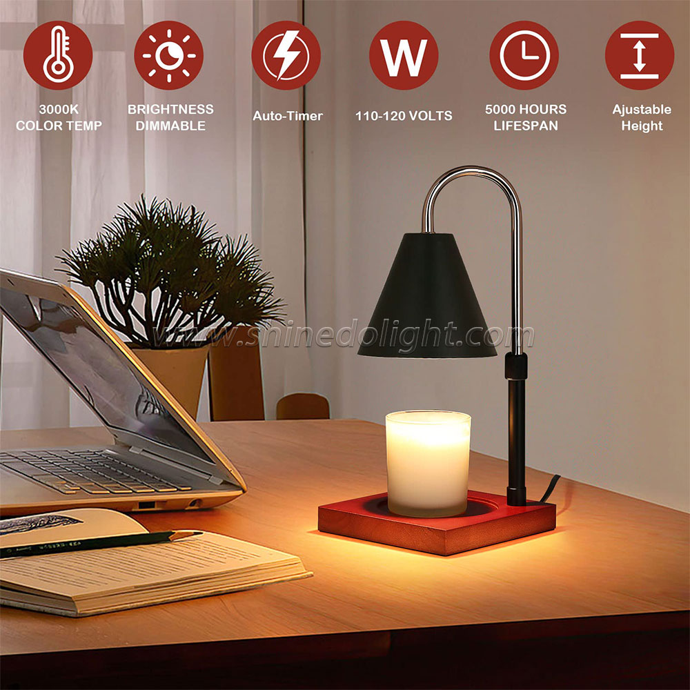 Candle Warmer Lamp Electric Candle Lamp Warmer Gifts for Mom Bedroom Home Decor SD-SL1112