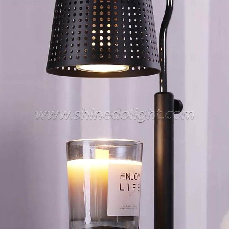 Electric Candle Warmer Lamp Wax Melting Light Creative Aromatherapy Table Wooden Base Bedside DecorSD-SL1614