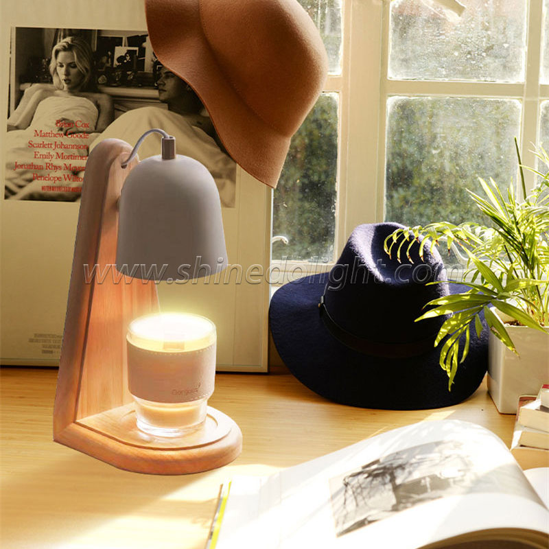 Aromatherapy Melt Wax Lamp Candle Warmer Adjustable Table Lamp for Living Room Bedroom SD-SL1620