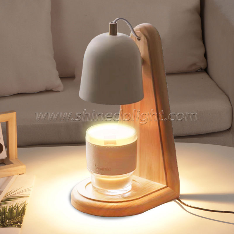 Aromatherapy Melt Wax Lamp Candle Warmer Adjustable Table Lamp for Living Room Bedroom SD-SL1620