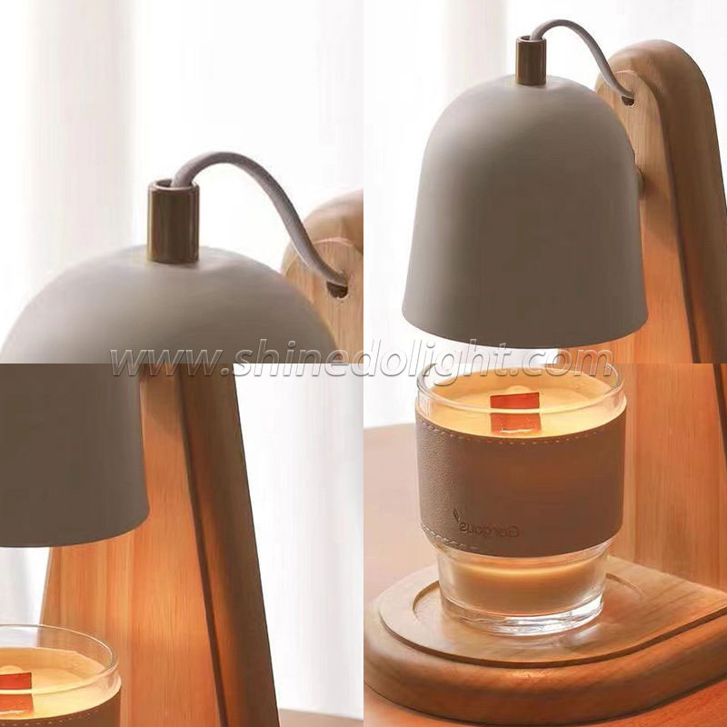 Aromatherapy Melt Wax Lamp Candle Warmer Adjustable Table Lamp for Living Room Bedroom SD-SL1620