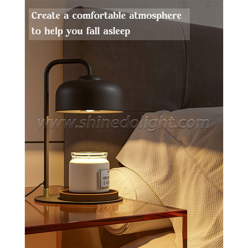 Nordic Flameless Aromatherapy Lamp Candle Warmer Bedside Table Lamp Bedroom Atmosphere Lamp Melting Candle Night Light SD-Sl1622