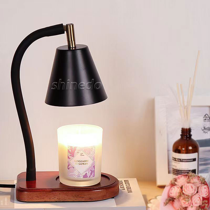 Electric Candle Incense Burner Retro Candle Warming Lamp Safe Candle Heating Lamp Dimming Switch for Home SD-SL1624