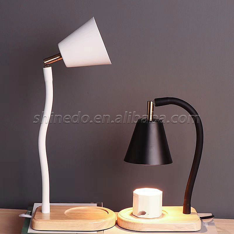 Electric Candle Incense Burner Retro Candle Warming Lamp Safe Candle Heating Lamp Dimming Switch for Home SD-SL1624