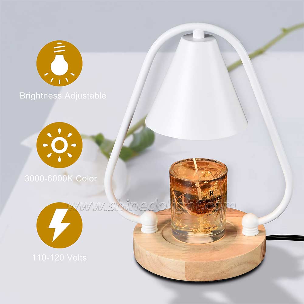 Nordic melting wax light iron art desktop small night light romantic essential oil melting candle warmer lamp SD-SL1220