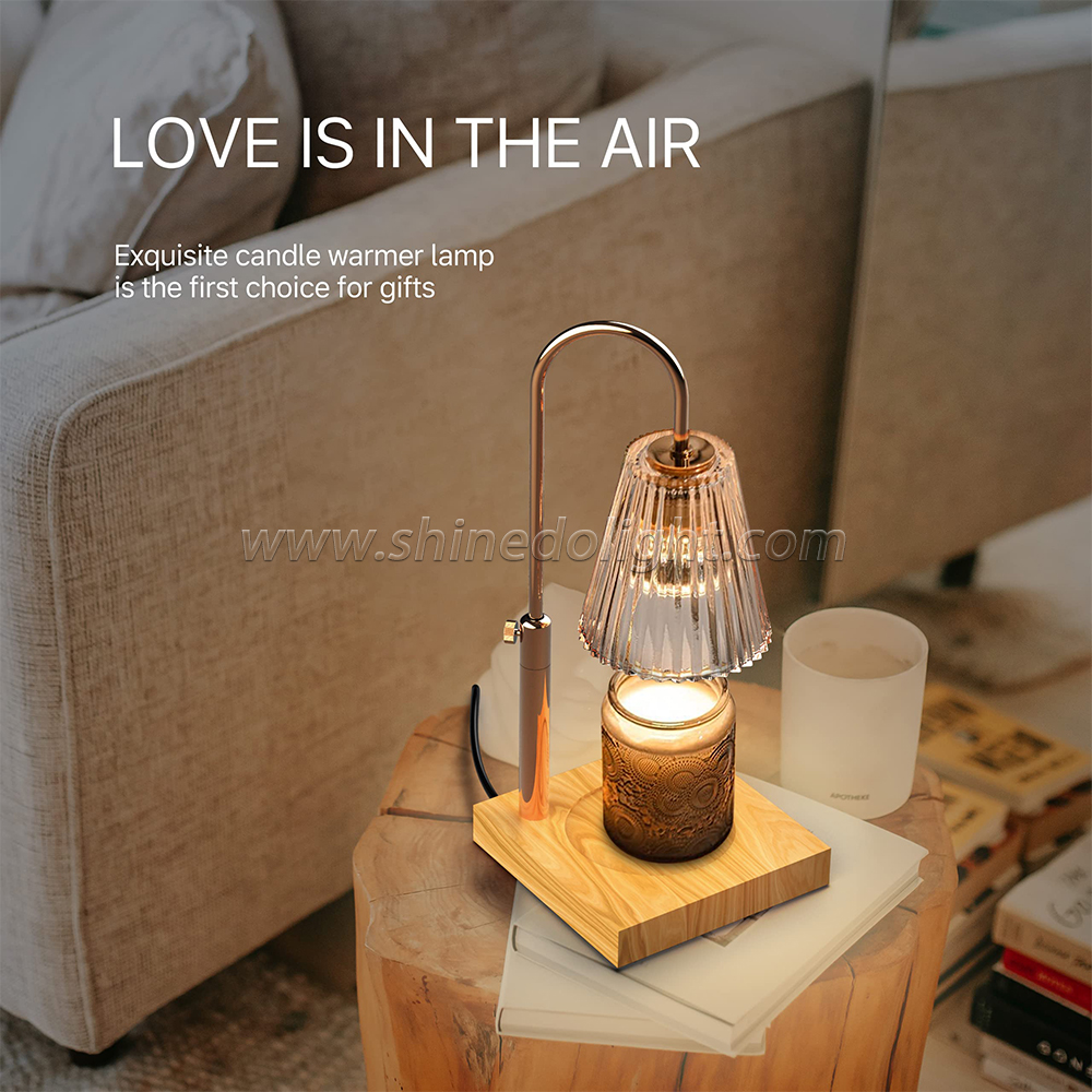 Novelty Candle Warmer Night Light Table Lamp Lantern Candle Melting Aromatherapy Wax Melting Lamp For Bedroom Decoration SD-SL1188