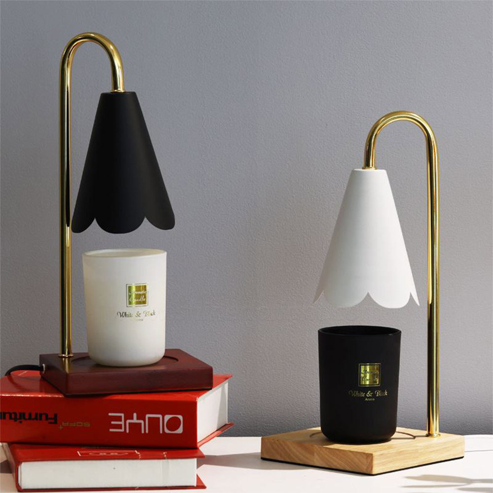 Candle Warmer Lamp Aromatherapy Retro Melting Wax Lamp Scent Candle Melt Lantern for Home Bedroom Modern Decoration SD-SL1269