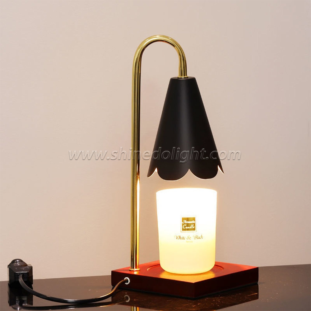 Candle Warmer Lamp Aromatherapy Retro Melting Wax Lamp Scent Candle Melt Lantern for Home Bedroom Modern Decoration SD-SL1269