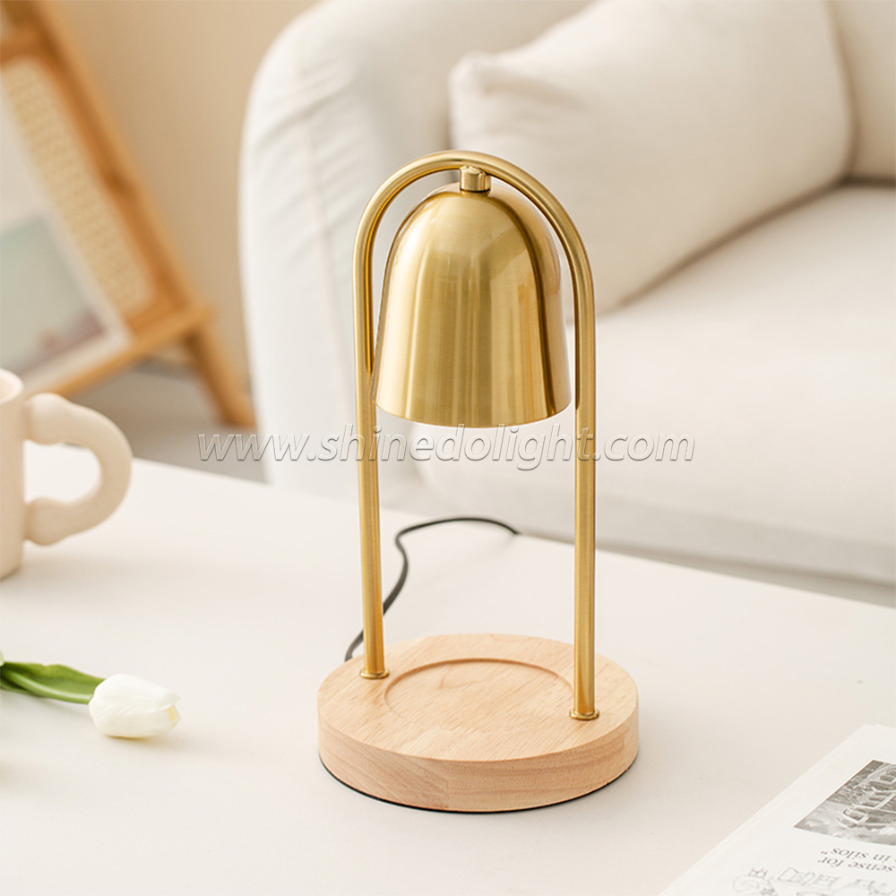 Electric Candle Melting Table Lamp Retro Candle Heating Lamp Safe Candle Melt Warmer Light Dimming Switch for Bedroom Decoration SD-SL1254