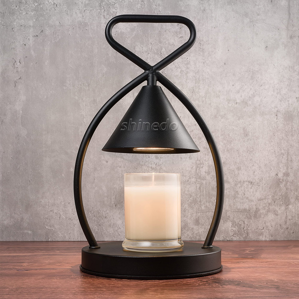 Electric Candle Warmer Lamp Retro Candle Melting Table Lamp Dimming Switch Candle Incense Burner for Home SD-SL1259