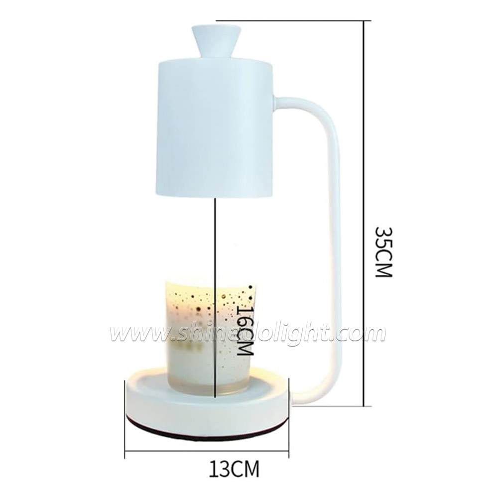 Romantic Home Bedside Table Lamp Candle Light Timing Melting Wax Lamp Gift Melting Candle Warmer Lamp SD-SL1264