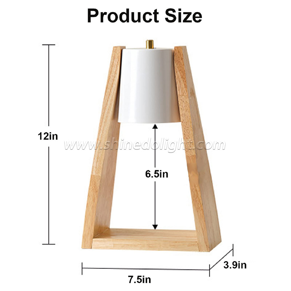 Wood art aromatherapy wax melting lamp Dimming Aroma Candle Warmer Lamp SD-SL1266