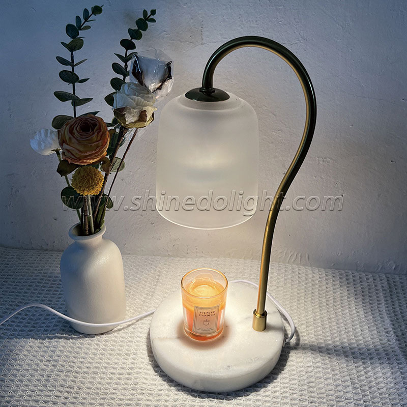 Modern Candle Warmer Lamp Metal Wax Burner Retro Melting Wax Lamp Simple Table Lamp Fragrance Light Desk Decor Lighting SD-SL1274