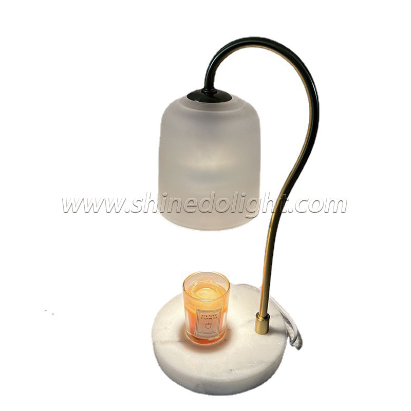 Modern Candle Warmer Lamp Metal Wax Burner Retro Melting Wax Lamp Simple Table Lamp Fragrance Light Desk Decor Lighting SD-SL1274