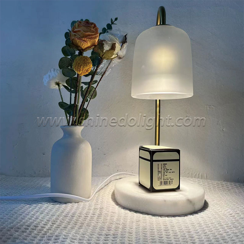 Modern Candle Warmer Lamp Metal Wax Burner Retro Melting Wax Lamp Simple Table Lamp Fragrance Light Desk Decor Lighting SD-SL1274