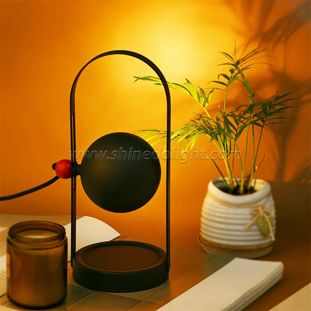 Electric Candle Warmer Lamp Retro Candle Melting Table Lamp Dimming Switch Candle Incense Burner for Home Furnishing Furnishings SD-SL1279