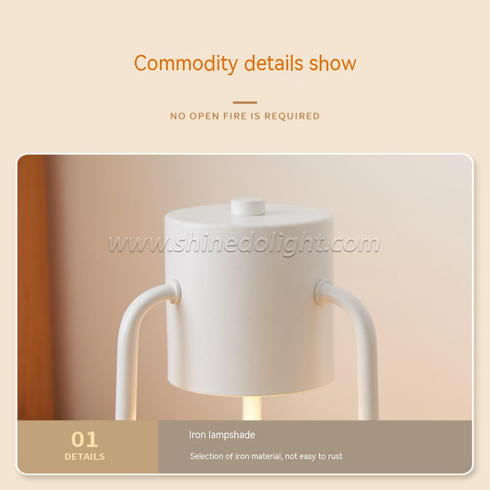 Candle Warmer Adjustable Brightness Wax Warmer lamp Aromatherapy Candles Table Lamp Aromatic Candle Holders for Home Decoration SD-SL1127