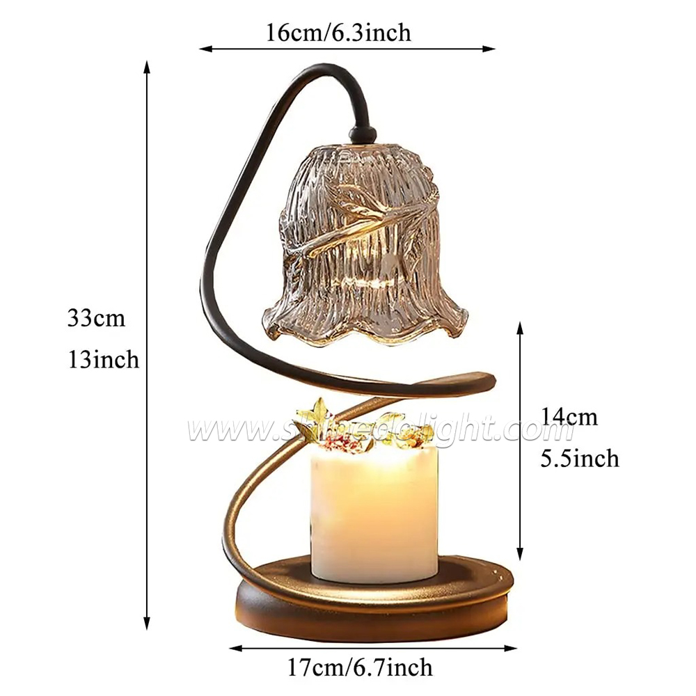 Desk lamp Electric Candle Warmer with Timer Dimmable Candle Lamp Candle light SD-SL1243