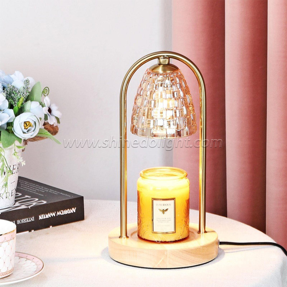 Candle Warmer Lamp Aromatherapy Retro Melting Wax Lamp Candle Melt Lantern for Home Bedroom Modern Decoration SD-SL1248