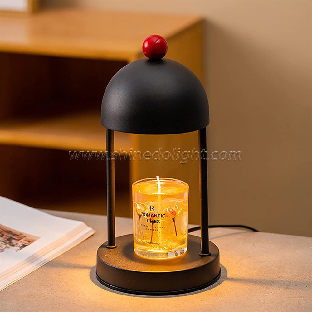 Electric Candle Warmer Lamp Retro Candle Melting Table Lamp Dimming Switch Candle Incense Burner for Home Furnishing Furnishings SD-SL1280