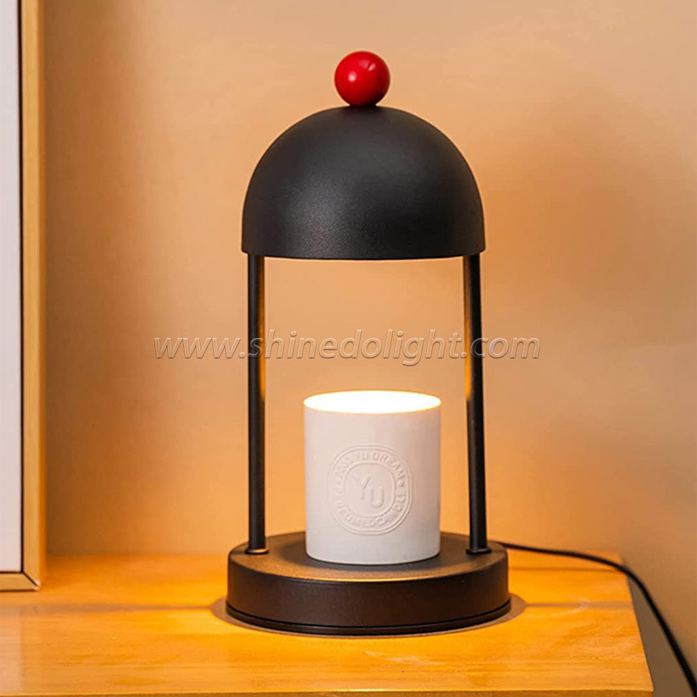 Electric Candle Warmer Lamp Retro Candle Melting Table Lamp Dimming Switch Candle Incense Burner for Home Furnishing Furnishings SD-SL1280