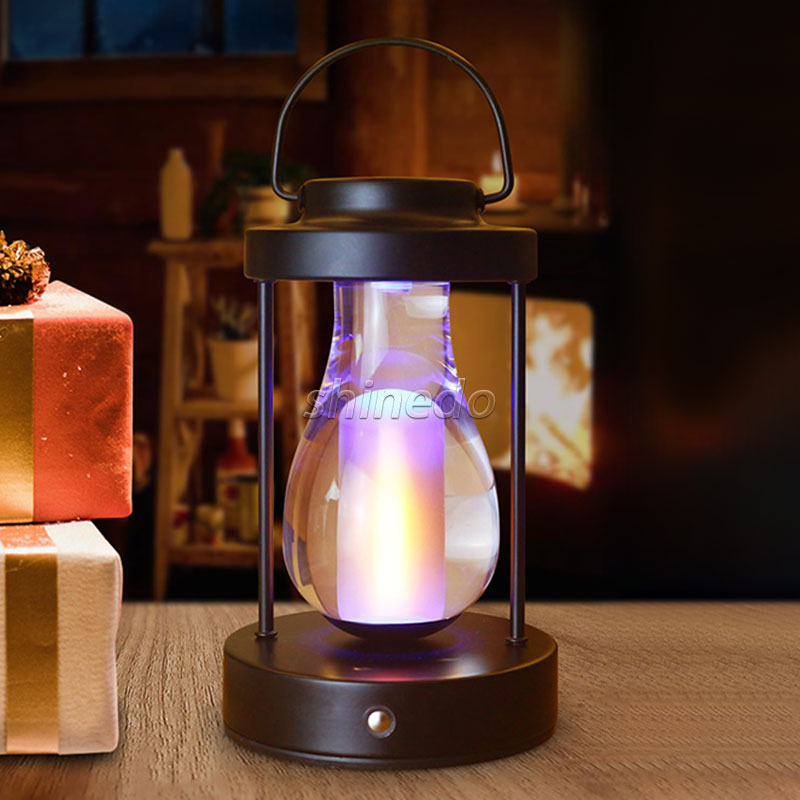 Electric Candle Melt Lantern Retro Candle Incense Burner Safe Candle Warming Lamp Dimming Switch for Home SD-SL1282