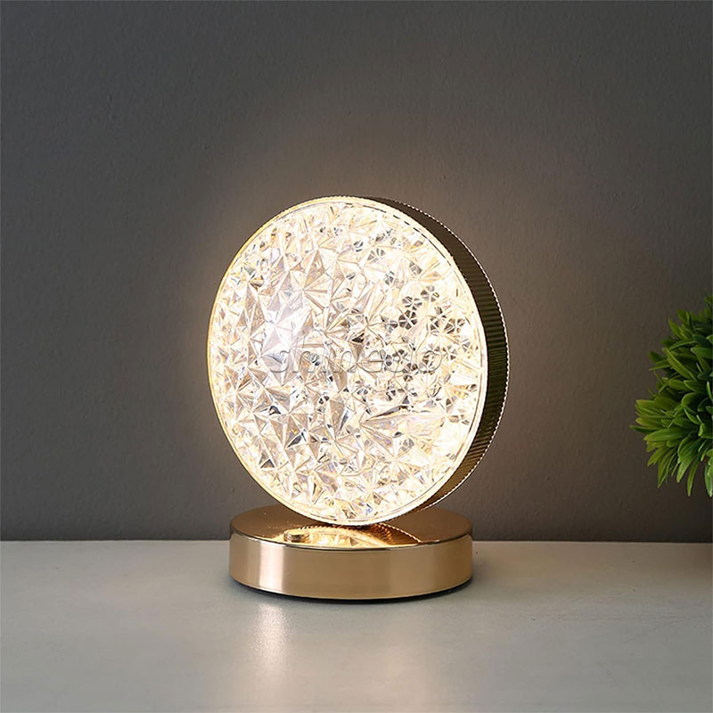 crystal Bedroom Touch Dimming Night Light Girls Room Home Decor USB Bedside LED Table lamp SD-SR448