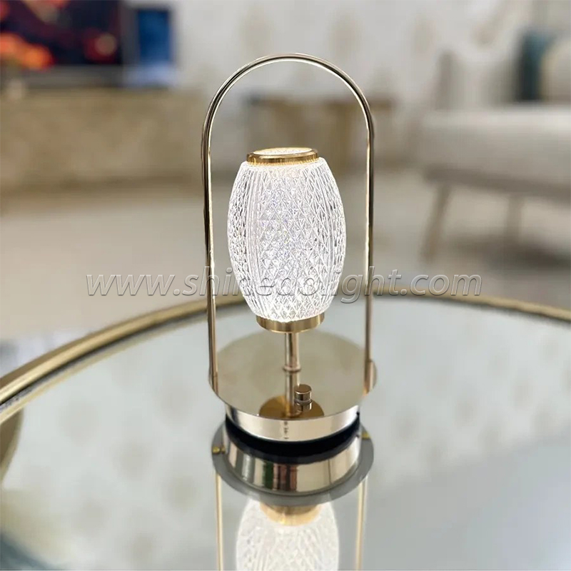 LED Crystal Table Light Rose Lamp Projector warm light Adjustable Romantic Diamond Atmosphere Light USB Night Light SD-SR463