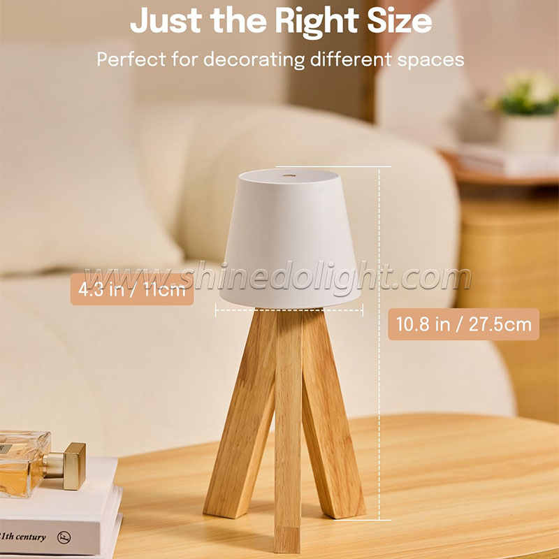 Creative Wooden LED Table Lamp Nordic Decorative Table Lamp Desk Light Suitable For Family Bedroom Study Living Room SD-SR479