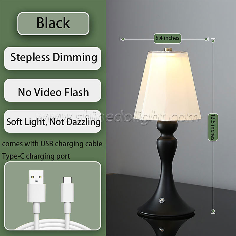 Bedside Table Lamp Nordic Desk Lamp Bedroom Study Lamps Wood Creative Lights LED Protection Reading&Living Room SD-SR483