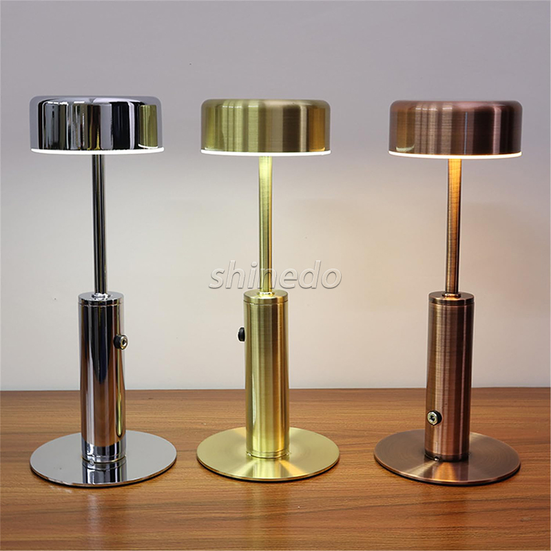 Wholesale Touch Control Luxury Modern Wireless Cordless Vintage Ornament Atmosphere Restaurant and Cafe Desk Lamp Night Light SD-SR622