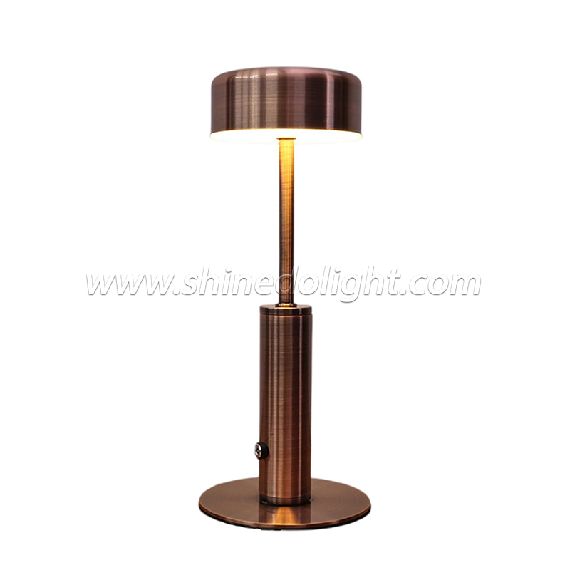 Wholesale Touch Control Luxury Modern Wireless Cordless Vintage Ornament Atmosphere Restaurant and Cafe Desk Lamp Night Light SD-SR622